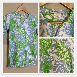 Gretchen Scott Designs Turtle Tunic Size 8/10